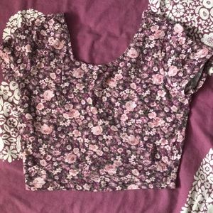 Bloom in the cute cropped top from GARAGE 🌺🌸